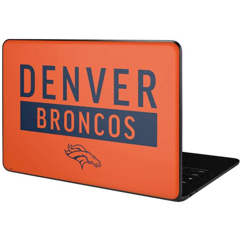 NFL Denver Broncos Orange Performance Series Google Pixelbook Go Skin